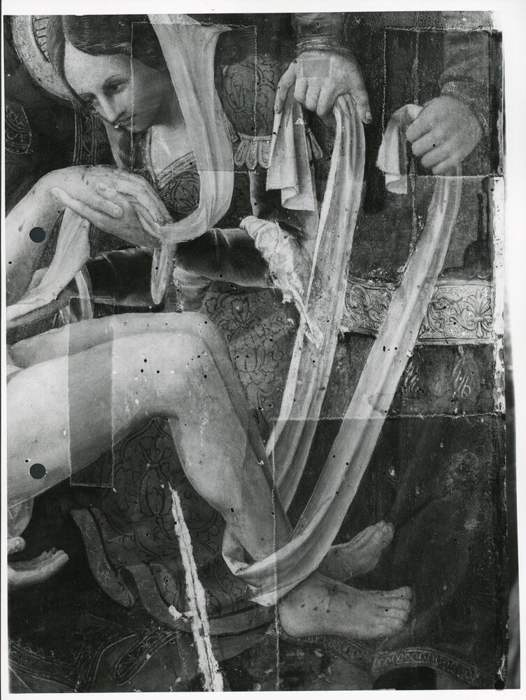 Galleria Sabauda, Maestro Sardo Catalano, Deposizione di Cristo, S. Giacomo Maggiore, S. Giovanni Battista, Dipinti su tavola