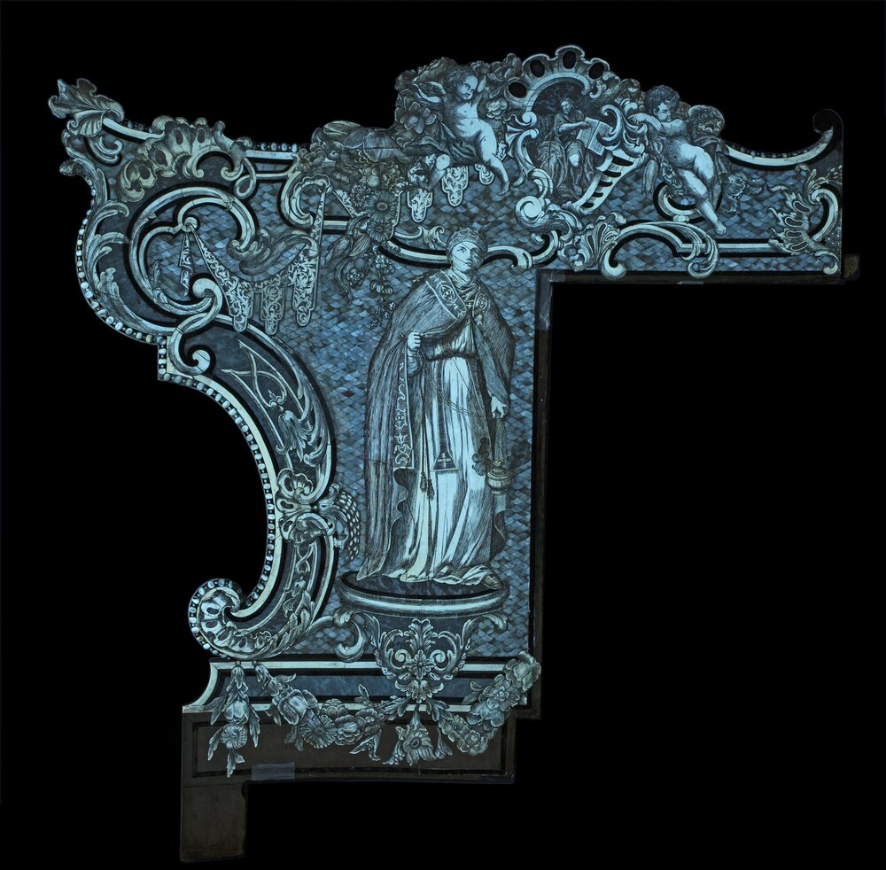 Torino, Chiesa di S. Filippo Neri, P. Piffetti, Paliotto - analisi UV