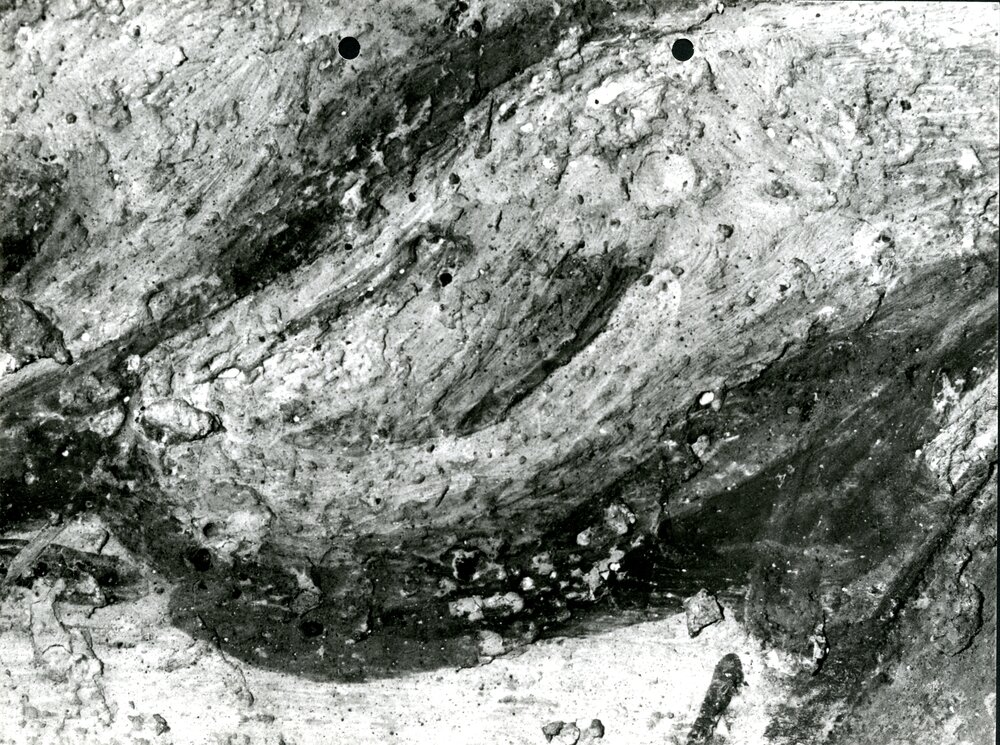 Eraclito e Democrito, part. dito indice fig. a destra, restauro ultimato  - APBB_CTRS_83_2_P_079.tif